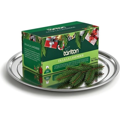TARLTON Venture Tea Christmas Fa La La Lavender přebal 20 x 1,5 g