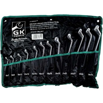 GK Tools sada očkových klíčů 6-32 mm 12 dílů P16833/P