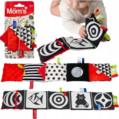 Mom´s Care plyšová knížečka červená