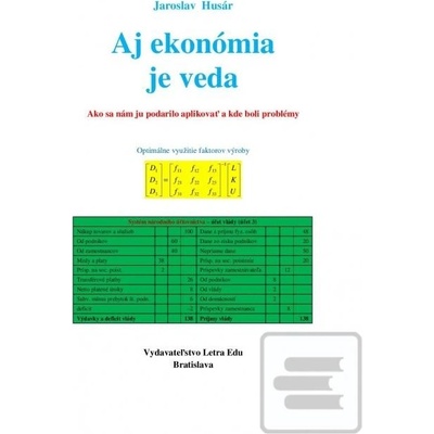 Aj ekonómia je veda
