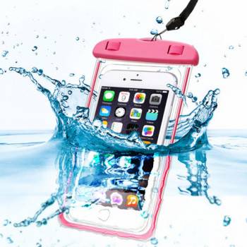 Pouzdro SES Univerzální vodotěsné Apple iPhone 6 7 8 X - růžové