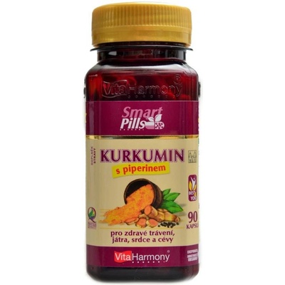 VitaHarmony Kurkumin s piperinem 90 kapsúl