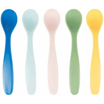 Badabulle Меки лъжички Badabulle - Pastel, 5 броя (B005419)