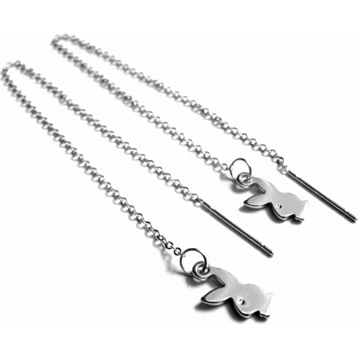 Steel Jewelry náušnice provlékací playboy z chirurgické oceli NS130142