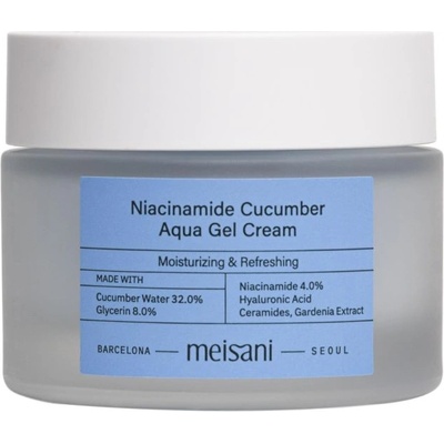 Meisani Хидратиращ крем за лице Niacinamide Cucumber, 50 ml