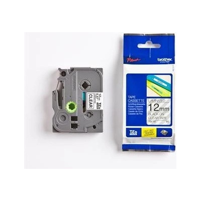 páska BROTHER TZ131 čierne písmo, transparentná páska Tape (12mm) TZE131