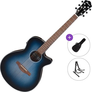 Ibanez AEG50-IBH Standard SET Indigo Blue Burst Електро-акустична китара Джъмбо