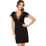 Donna Нощница Koszula-nocna-Hana-Black-CzarnyV-64923-Czarny - Бордо, размер S