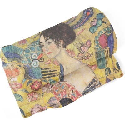 Sablio Deka Dáma s vejárom Gustav Klimt 150x120