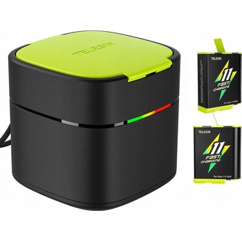 Telesin Fast charge box + 2 batteries for GoPro Hero 9/10/11 GP-FCK-B11