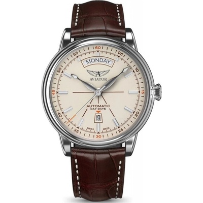 Aviator Мъжки часовник Aviator Douglas Day-Date V. 3.20. 0.141. 4 (V.3.20.0.141.4)