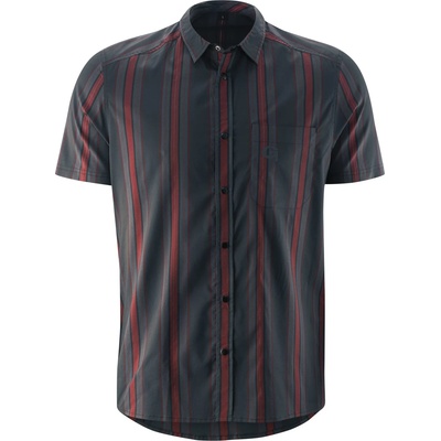 Gonso Мъжка фланелка с къс ръкав за колоездене Gonso Don Cycling jersey - Graphit / Burntrusset / Black (056-1018-1411)