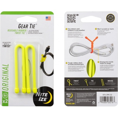 Nite Ize Vázací drát Gear Tie 6" - COYOTE – Hledejceny.cz