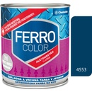 Chemolak FERRO COLOR U 2066 pololesklá antikorózna farba 2v1 4553 tmavo modrá 2,5L