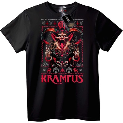 NOONEBRAND Тениска Крампус Коледна - 2XL, White
