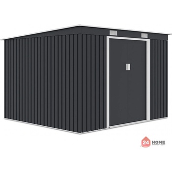 Image 1 of Градинска барака SUNNY Oregon, тъмно сива 261x241 cm