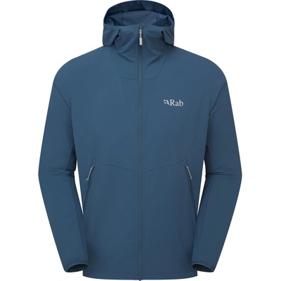 Rab Мъжко софтшел яке Rab Borealis Hoody Softshell jacket - Tempest Blue - размер XL (003-3266-0314)