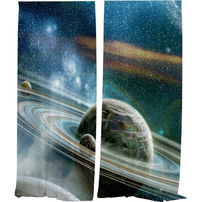 IMPAR Závěsy Vesmír (Rozměr : 140x250, Materiál: Interlock)