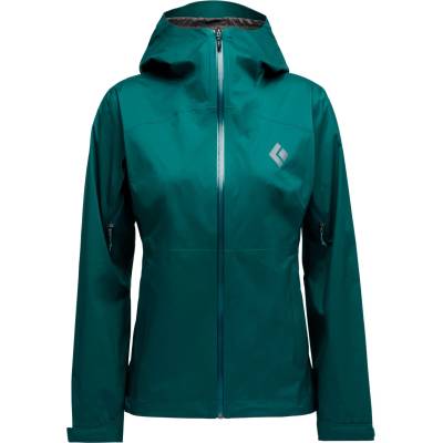 Black Diamond Дамско водоустойчиво яке Black Diamond Women's Fineline Stretch Shell Waterproof jacket - Deep Woods (102-4135-0515)