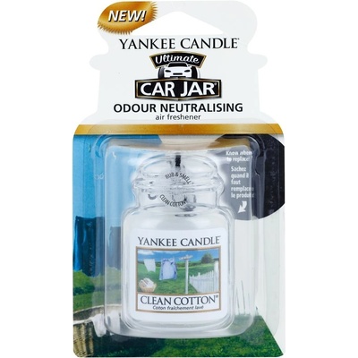 Yankee Candle Clean Cotton aроматизатор за автомобил закачащ се