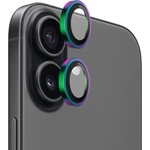 Blueo Протектор - Камера за iPhone 17 - Син - Оригинална метална рамка със стъклени лещи - Цветен