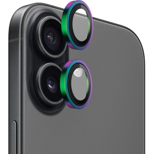 Blueo Протектор - Камера за iPhone 17 - Син - Оригинална метална рамка със стъклени лещи - Цветен