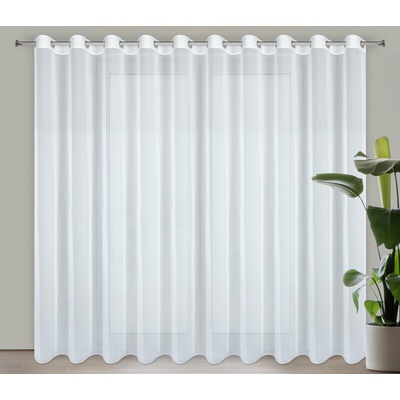 ZÁCLONA ARLETA 350X270 CM BIELA