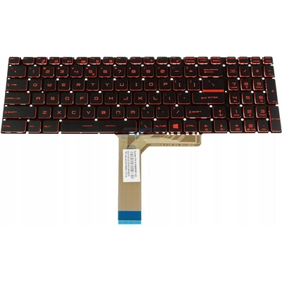 Klávesnice MSI GF75 THIN 9RCX / LED RED