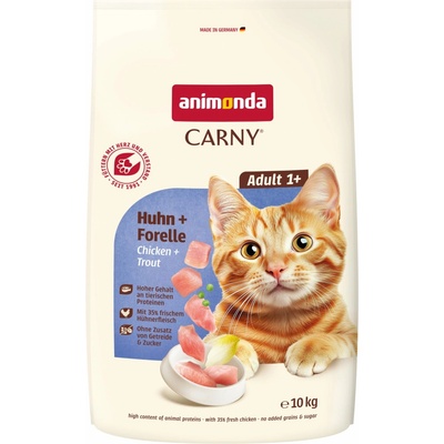 Animonda Carny Adult kuracie pstruh 2 x 10 kg