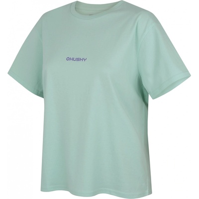 Husky Dámske bavlnené tričko Tee Stamp light mint