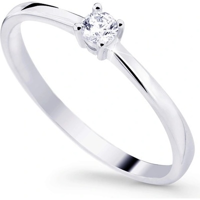 Zodiax Zlatý prsten se zirkonem v bílém zlatě 1263