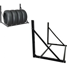 Pro-Tech shop Závěsný regál na pneumatiky - nosnost 100kg 56x50x80-120cm 61980 REA5196