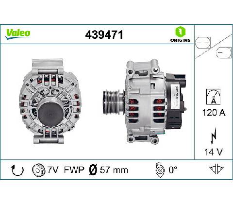 Alternátor VALEO 439471