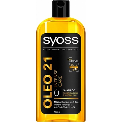 Syoss Oleo 21 šampón pre poškodené vlasy 500 ml