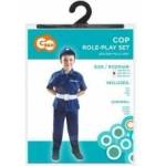GoDan Police uniform shirt, pants, cap, belt size 120/130cm SL-PO12