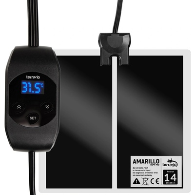 Terrario Amarillo topná podložka s termostatem 14 W, 28x28 cm – Zboží Dáma