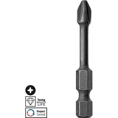 Skrutkovací bit Bosch Diamond Impact PH3, L 50 mm - 2608522052