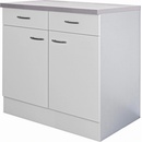 Flex-Well Kuchynská skrinka Wito spodná, zásuvky + dvierka, 80 x 85 x 57,1 cm