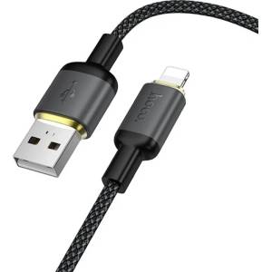 hoco. X128 USB-Lightning кабел, 100 см, ЧЕРЕН X128_USB_C (X128_USB_C)