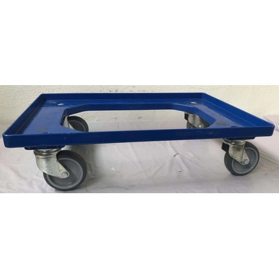 Vozík na přepravky 400x600mm kolečko 4x otočné