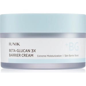 IUNIK Beta Glucan 3X Barrier Cream дълбоко хидратиращ крем в дълбочина възстановяващ кожната бариера 50ml