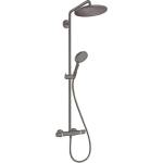 Hansgrohe Croma Select S - Душ система Showerpipe 280 с термостат, четкан черен хром 26890340 (26890340)