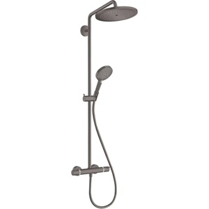 Hansgrohe Croma Select S - Душ система Showerpipe 280 с термостат, четкан черен хром 26890340 (26890340)