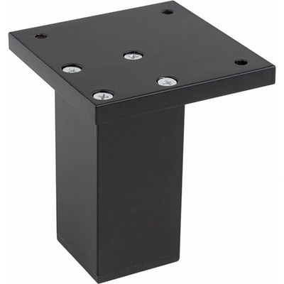 Strong Nábytková nôžka hranatá bez rektifikácie 38 x 80 / čierna