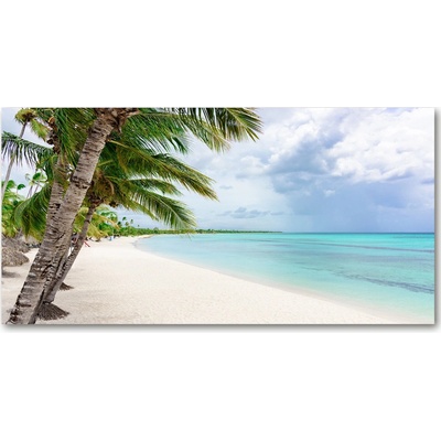 Foto obraz fotografie na skle tropická pláž 100x50 cm