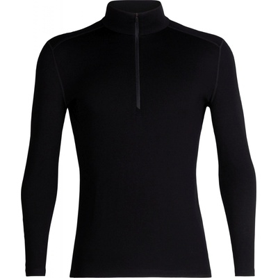 Icebreaker Mens 260 Tech LS Half Zip Black
