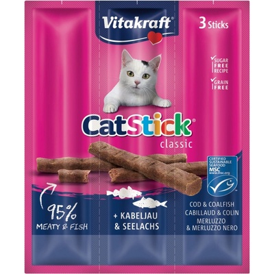 Vitakraft Stick mini cat treska 18 g