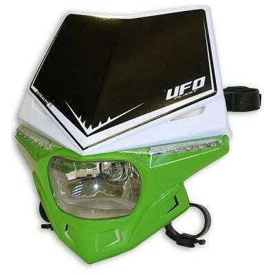 UFO světlomet BICOLOR STEALTH homologovaný LED barva zelená - VÝPRODEJ