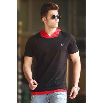 Madmext Мъжка тениска 4554 - Черна 287736 (287736_Черно)