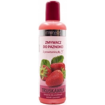 Intervion Nail Polish Remover Vitamin B5 - Лакочистител с провитамин B5 и аромат на ягода